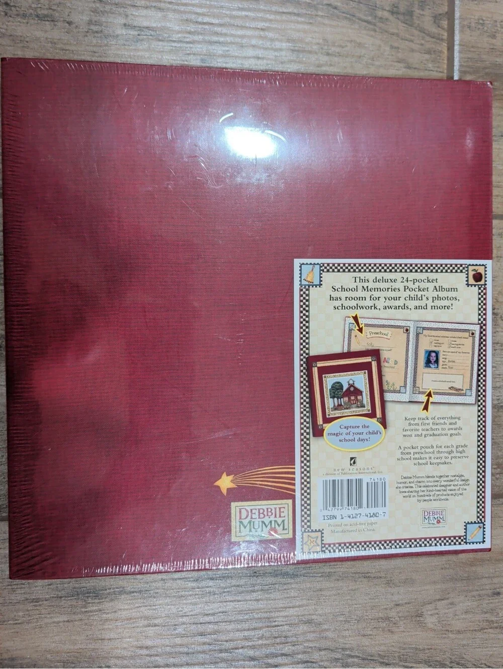 Debbie Mumm SCHOOL MEMORIES POCKET Scrapbook ALBUM Sealed